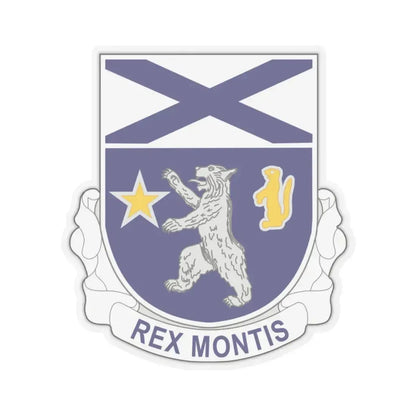 136th Infantry Regiment (U.S. Army) STICKER Vinyl Kiss-Cut Decal 3 Inch Transparent - The Sticker Space