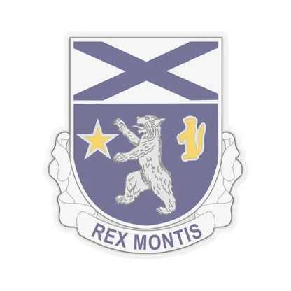 136th Infantry Regiment (U.S. Army) STICKER Vinyl Kiss-Cut Decal 4 Inch Transparent - The Sticker Space
