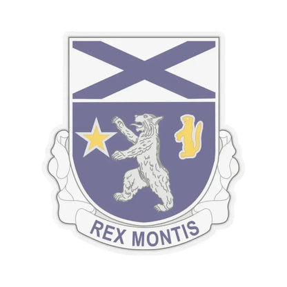 136th Infantry Regiment (U.S. Army) STICKER Vinyl Kiss-Cut Decal 6 Inch Transparent - The Sticker Space