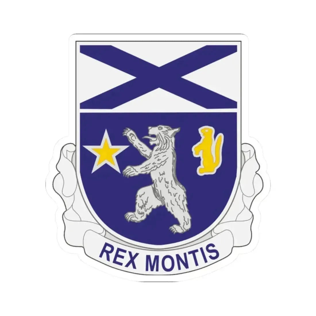 136th Infantry Regiment (U.S. Army) STICKER Vinyl Kiss-Cut Decal - The Sticker Space