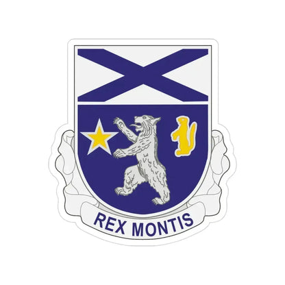 136th Infantry Regiment (U.S. Army) Transparent STICKER Die-Cut Vinyl Decal 3 Inch - The Sticker Space