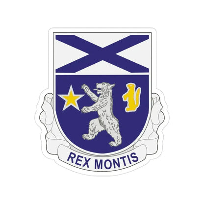 136th Infantry Regiment (U.S. Army) Transparent STICKER Die-Cut Vinyl Decal 3 Inch - The Sticker Space