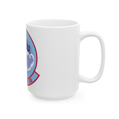 137 Airlift Squadron (U.S. Air Force) White Coffee Mug-The Sticker Space