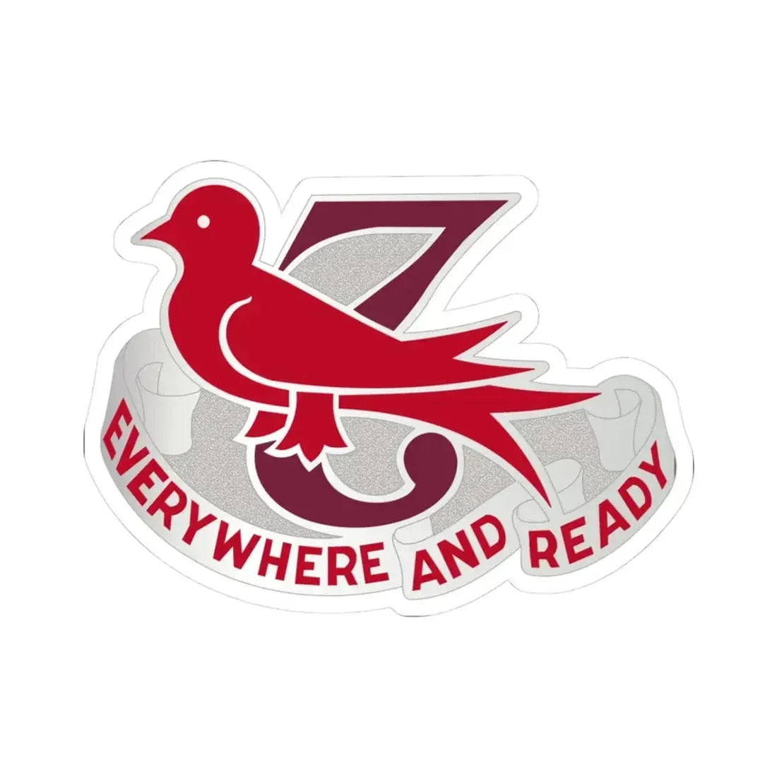 137 Aviation Battalion (U.S. Army) STICKER Vinyl Kiss-Cut Decal 3 Inch White - The Sticker Space