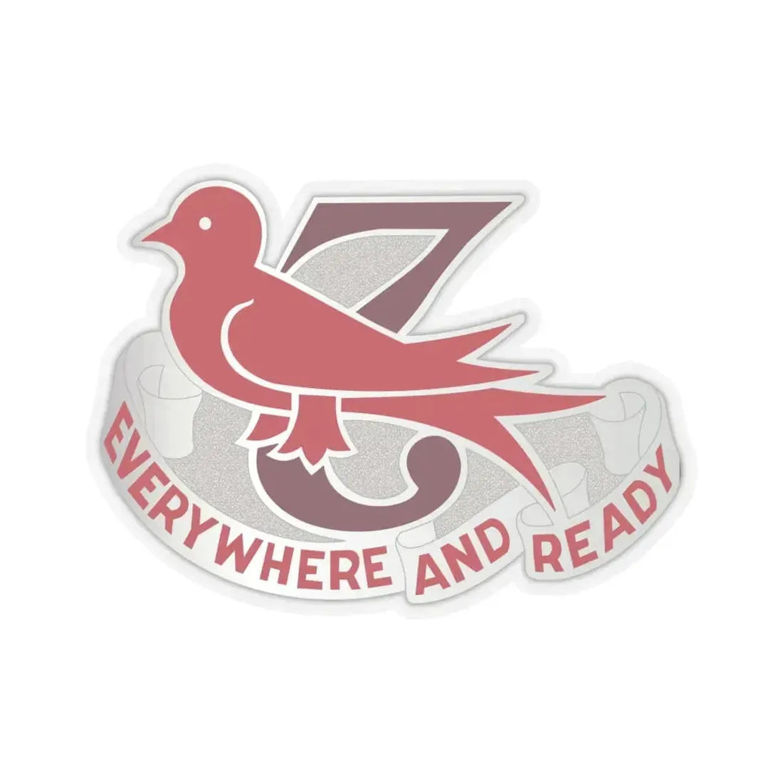 137 Aviation Battalion (U.S. Army) STICKER Vinyl Kiss-Cut Decal 4 Inch Transparent - The Sticker Space