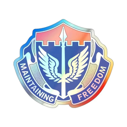 137 Aviation Regiment (U.S. Army) Holographic STICKER Die-Cut Vinyl Decal 6 Inch Holographic - The Sticker Space