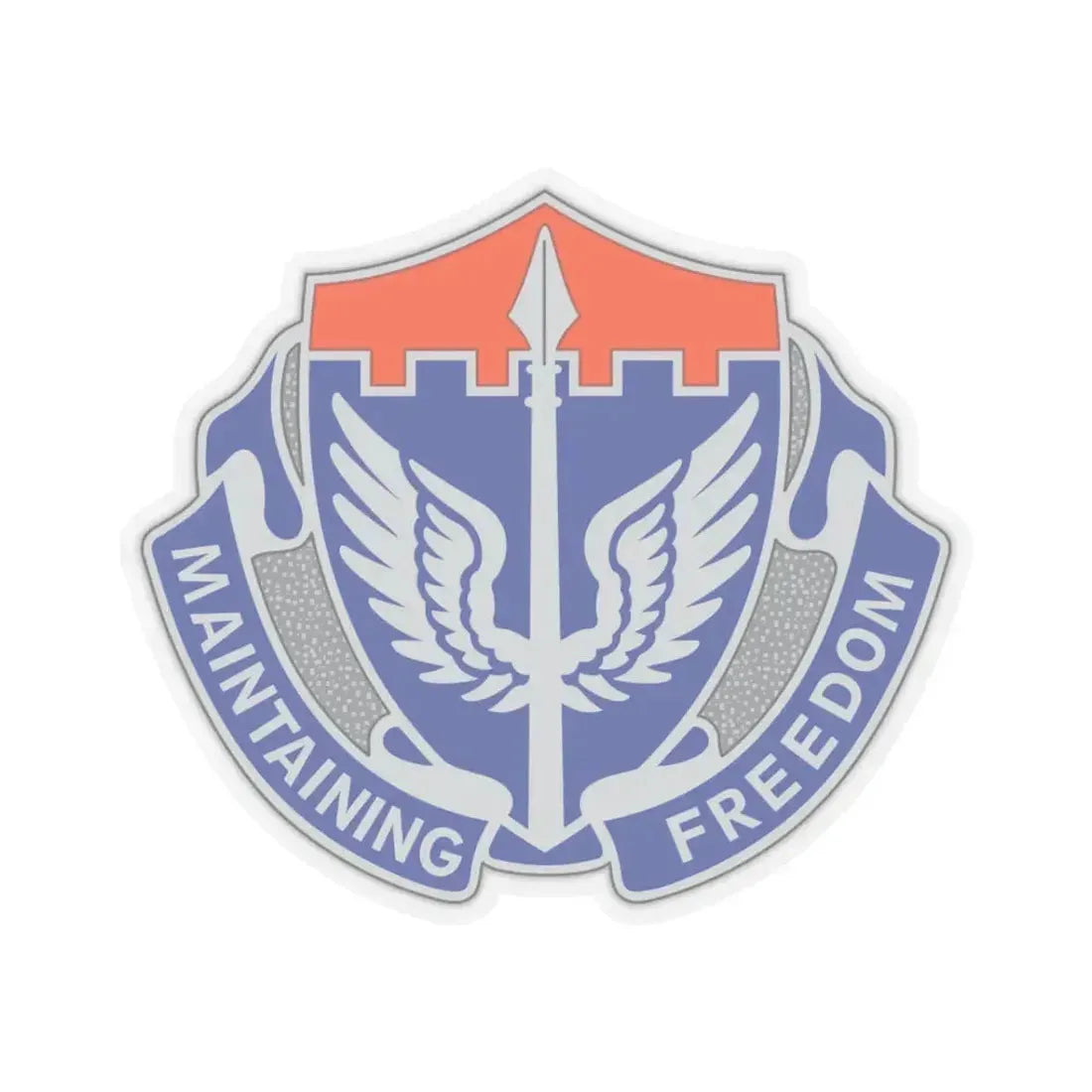 137 Aviation Regiment (U.S. Army) STICKER Vinyl Kiss-Cut Decal 3 Inch Transparent - The Sticker Space