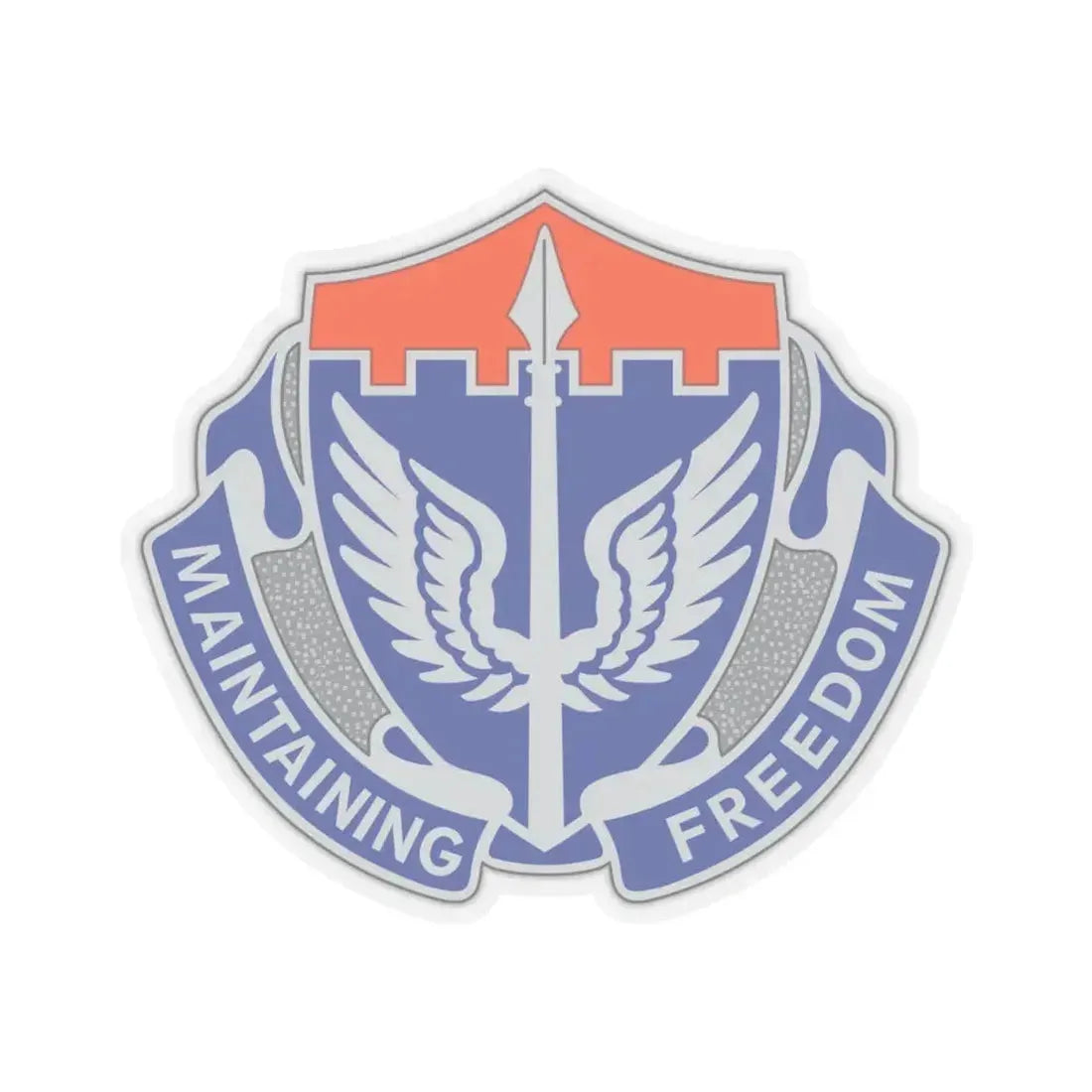 137 Aviation Regiment (U.S. Army) STICKER Vinyl Kiss-Cut Decal 4 Inch Transparent - The Sticker Space