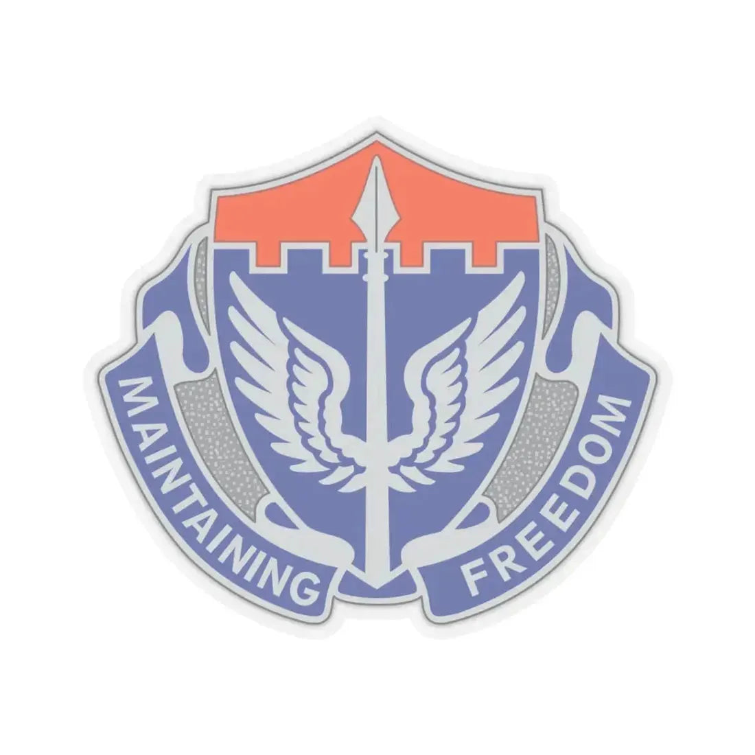 137 Aviation Regiment (U.S. Army) STICKER Vinyl Kiss-Cut Decal 6 Inch Transparent - The Sticker Space