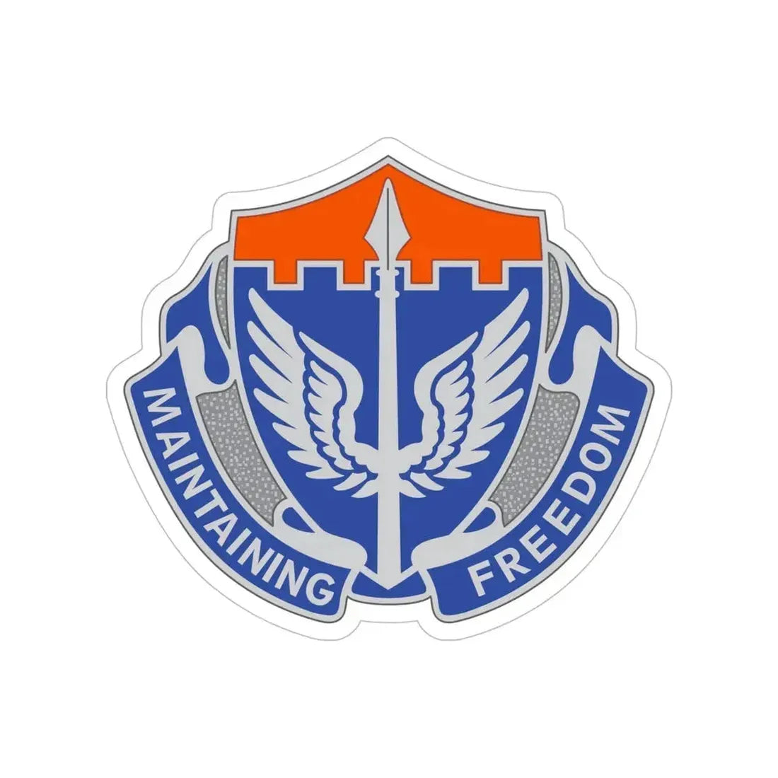 137 Aviation Regiment (U.S. Army) Transparent STICKER Die-Cut Vinyl Decal 5 Inch - The Sticker Space