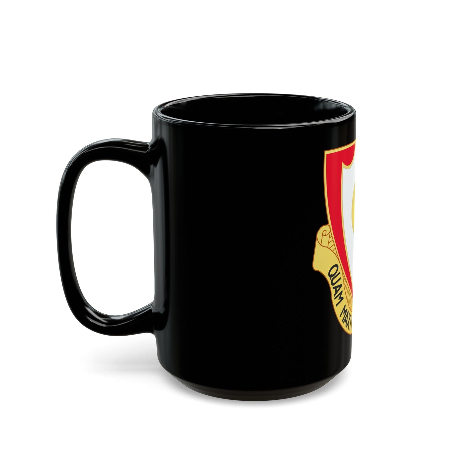 137 Engineer Battalion (U.S. Army) Black Coffee Mug-The Sticker Space