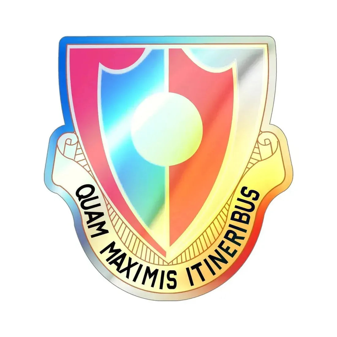 137 Engineer Battalion (U.S. Army) Holographic STICKER Die-Cut Vinyl Decal - The Sticker Space