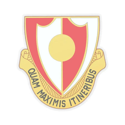 137 Engineer Battalion (U.S. Army) STICKER Vinyl Kiss-Cut Decal 4 Inch Transparent - The Sticker Space