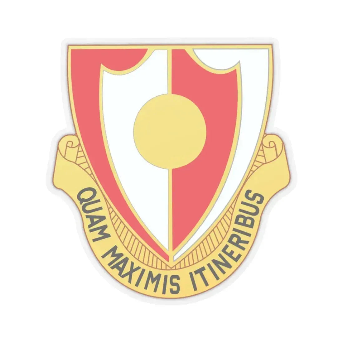 137 Engineer Battalion (U.S. Army) STICKER Vinyl Kiss-Cut Decal 6 Inch Transparent - The Sticker Space