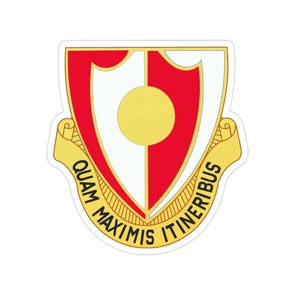 137 Engineer Battalion (U.S. Army) Transparent STICKER Die-Cut Vinyl Decal 5 Inch - The Sticker Space