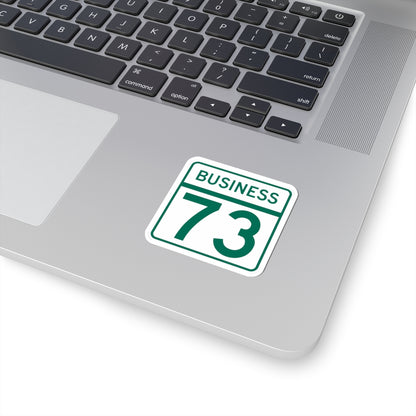 MD Route 73 Business (Maryland) (Road Sign) STICKER Vinyl Kiss-Cut Decal