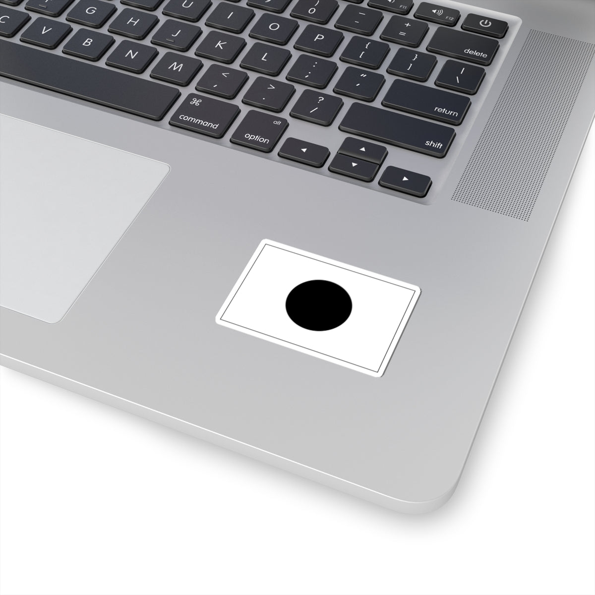 Flag of Japan monocrome (Japan) STICKER Vinyl Kiss-Cut Decal