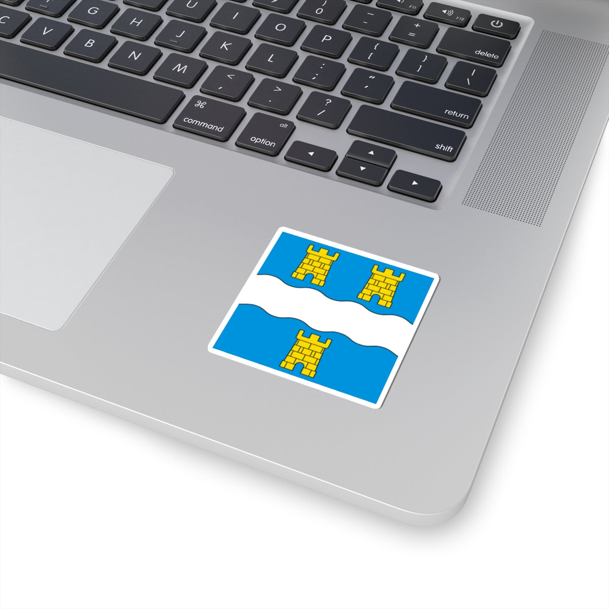 CHE Dardagny Flag (Switzerland) STICKER Vinyl Kiss-Cut Decal