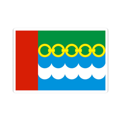 Flag of Klishinskoe Moscow oblast 2009 (Russia) STICKER Vinyl Kiss-Cut Decal