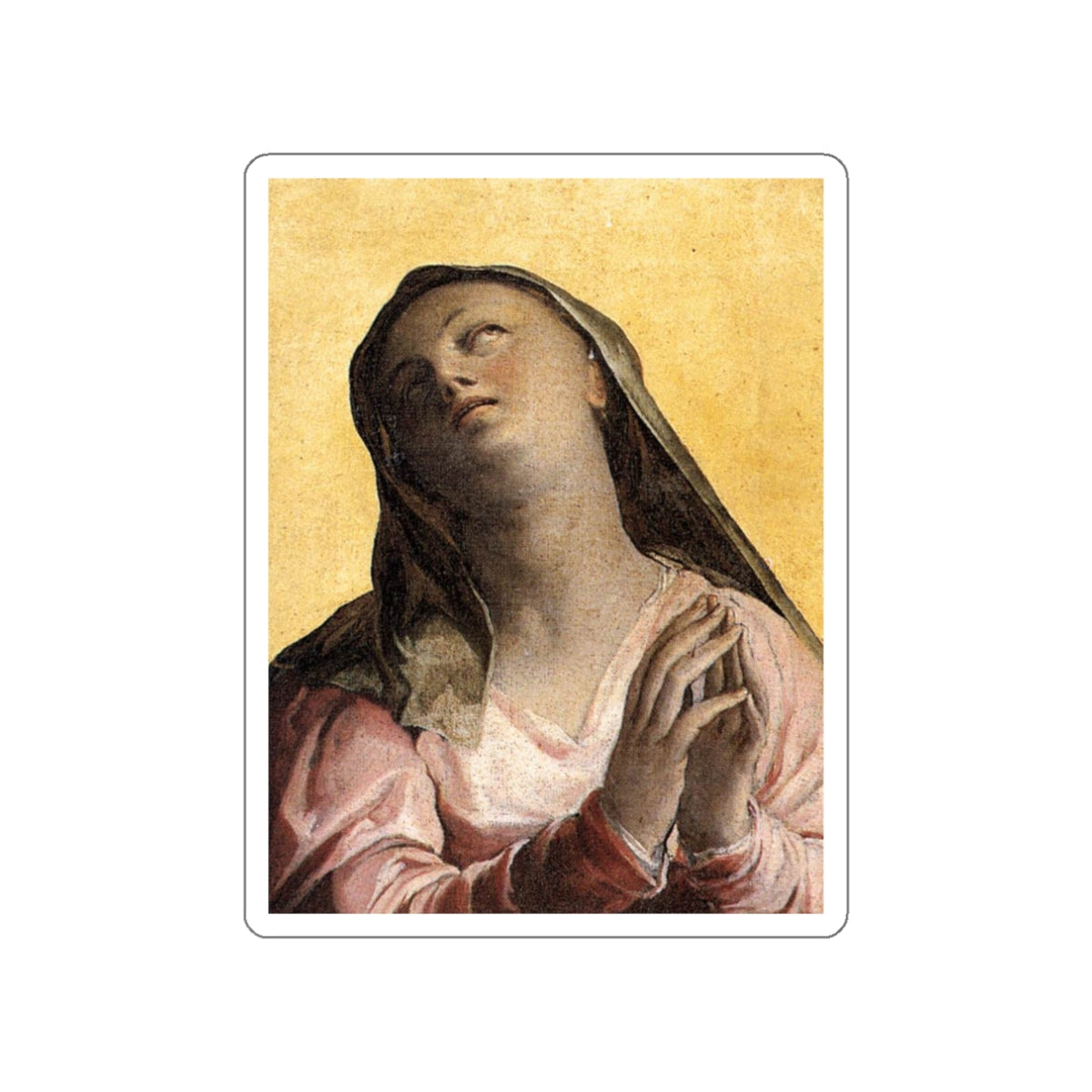 ZUCCARO, Federico - Assumption of the Virgin (detail) (Artwork) STICKER Vinyl Die-Cut Decal