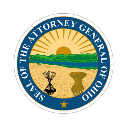 Seal of the Attorney General of Ohio - STICKER Vinyl Kiss-Cut Decal