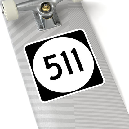 PR tertiary 511 (Puerto Rico) (Road Sign) STICKER Vinyl Kiss-Cut Decal