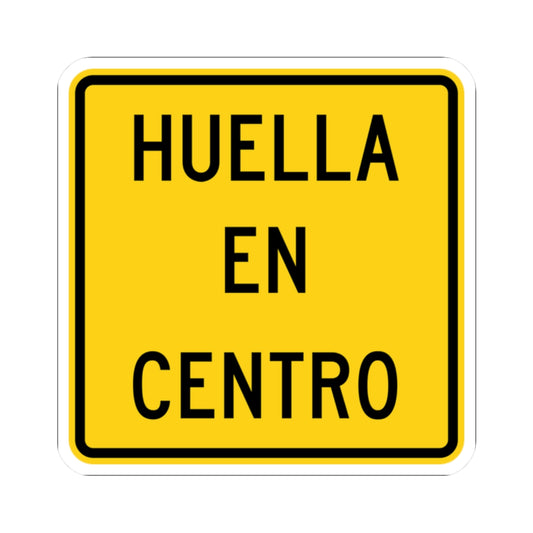 MUTCD-PR W17-3bp (Puerto Rico) (Road Sign) STICKER Vinyl Kiss-Cut Decal
