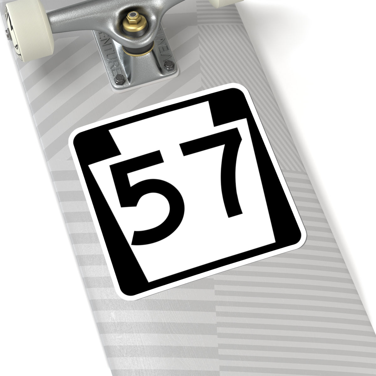PA-57 (Pennsylvania) (Road Sign) STICKER Vinyl Kiss-Cut Decal