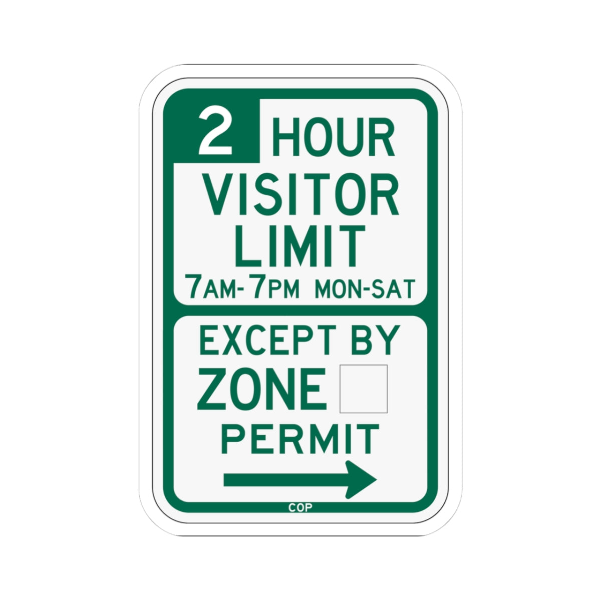 PBOT Road sign P4452R (Oregon) (Road Sign) STICKER Vinyl Kiss-Cut Decal