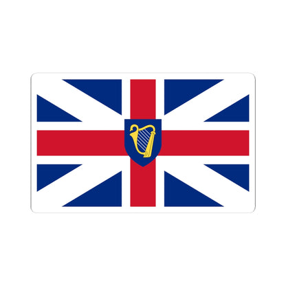Flag of the Commonwealth 1658-1660 (England) STICKER Vinyl Kiss-Cut Decal