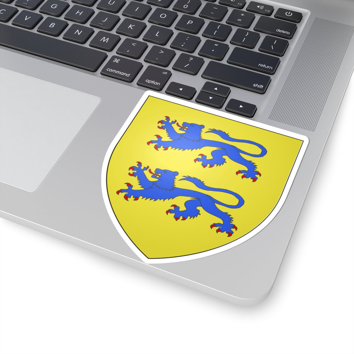 Armoiries Schleswig (Denmark) (Coat of Arms) STICKER Vinyl Kiss-Cut Decal