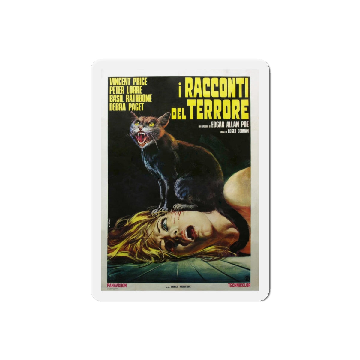 TALES OF TERROR (2) 1962 Movie Poster - Refrigerator Magnet-6" × 6"-The Sticker Space