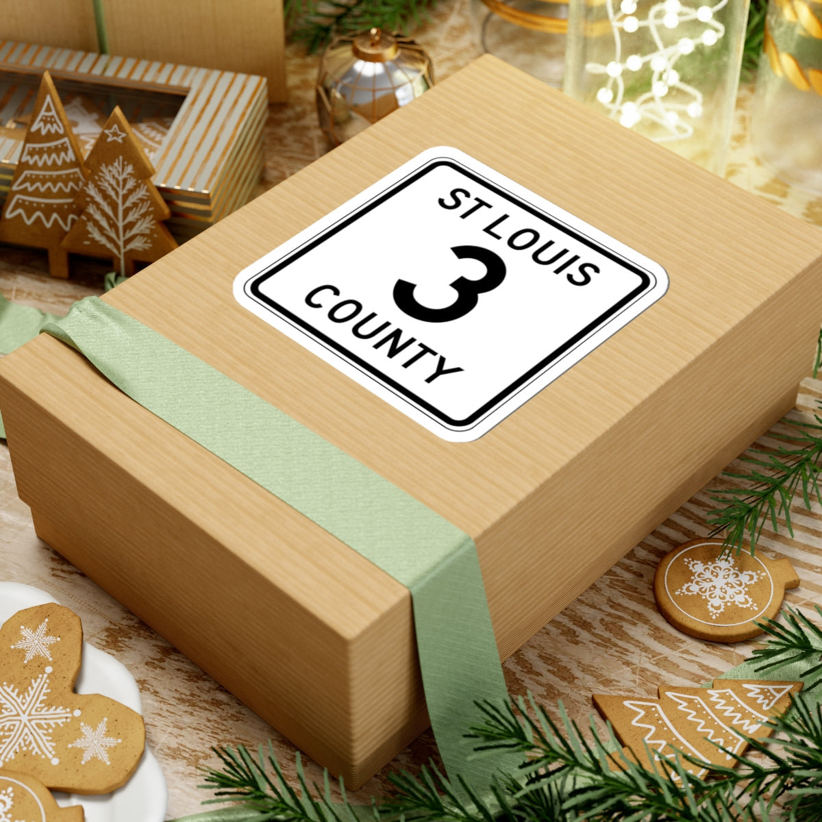 St Louis County Route 3 MN (Minnesota) (Road Sign) STICKER Vinyl Kiss-Cut Decal
