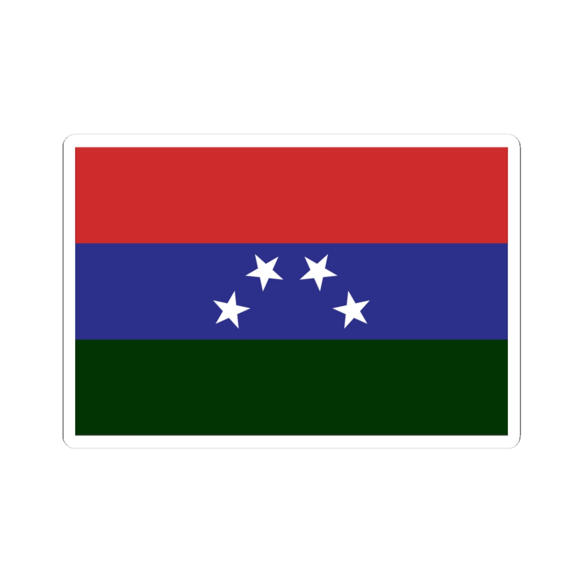 Flag of Pedraza Municipality Venezuela (Venezuela) STICKER Vinyl Kiss-Cut Decal