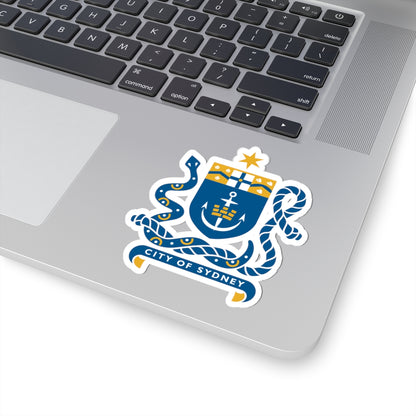 Coat of Arms Sydney Australia - STICKER Vinyl Kiss-Cut Decal