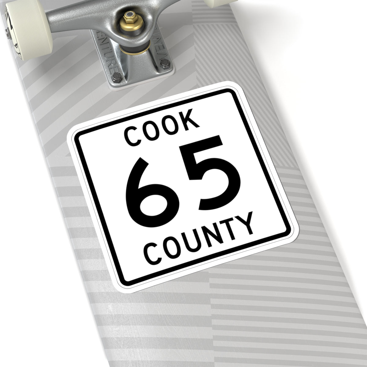 Cook County 65 MN (Minnesota) (Road Sign) STICKER Vinyl Kiss-Cut Decal