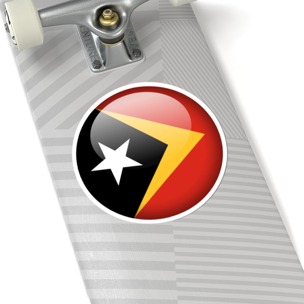 Flag orb East Timor STICKER Vinyl Kiss-Cut Decal