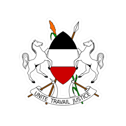 Coat of arms of Upper Volta (1967-1984) - STICKER Vinyl Kiss-Cut Decal