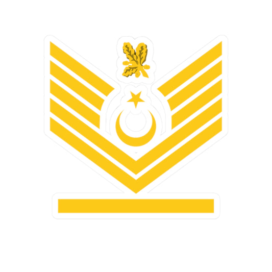 Navy TUR OR 08 (Turkey) (Military Rank) STICKER Vinyl Kiss-Cut Decal