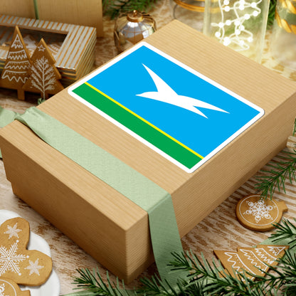 Flag of Chekhovsky rayon Moscow oblast (Russia) STICKER Vinyl Kiss-Cut Decal