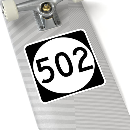 PR tertiary 502 (Puerto Rico) (Road Sign) STICKER Vinyl Kiss-Cut Decal