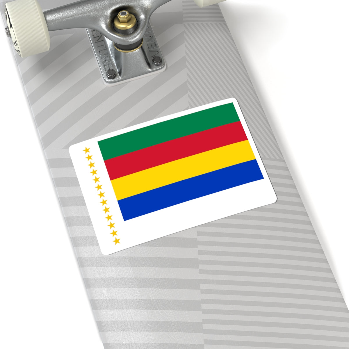 Flag of the State of Souaida state (Syria) STICKER Vinyl Kiss-Cut Decal
