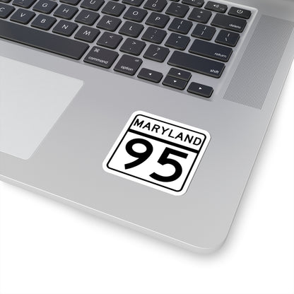 MD Route 95 (Maryland) (Road Sign) STICKER Vinyl Kiss-Cut Decal