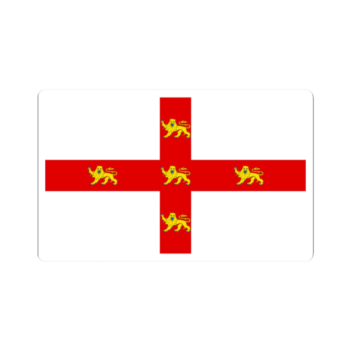 Flag of York (England) STICKER Vinyl Kiss-Cut Decal