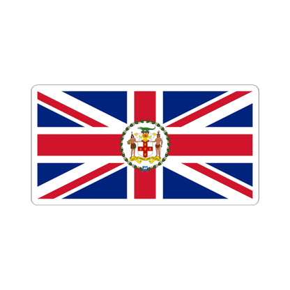 Flag of the Governor of Jamaica 1962 (Jamaica) STICKER Vinyl Kiss-Cut Decal