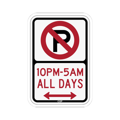 PBOT Road sign P1190D (Oregon) (Road Sign) STICKER Vinyl Kiss-Cut Decal