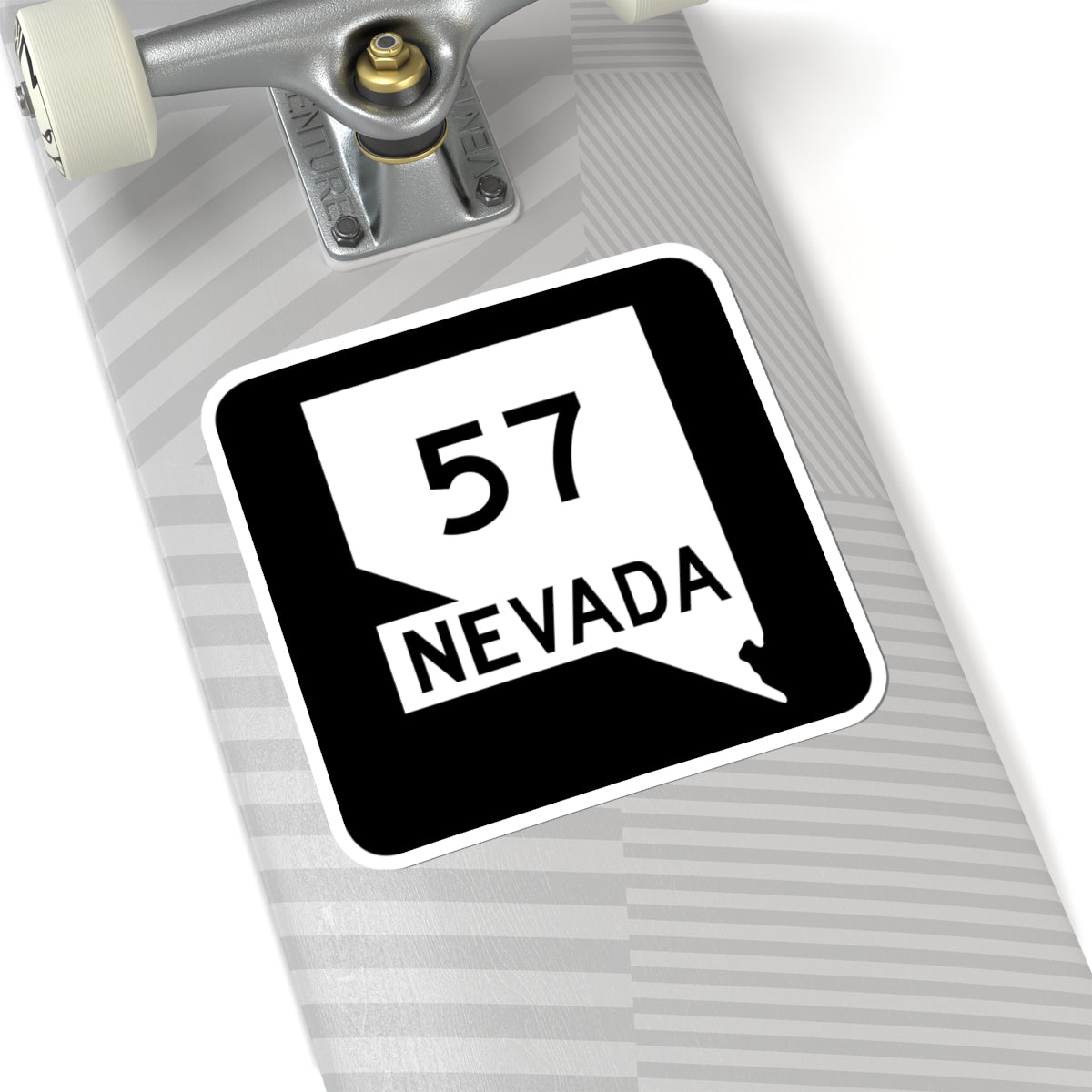 Nevada 57 (Nevada) (Road Sign) STICKER Vinyl Kiss-Cut Decal
