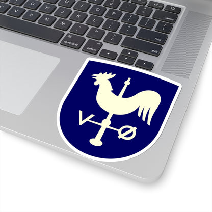 Albertslund Kommune coa (Denmark) (Coat of Arms) STICKER Vinyl Kiss-Cut Decal