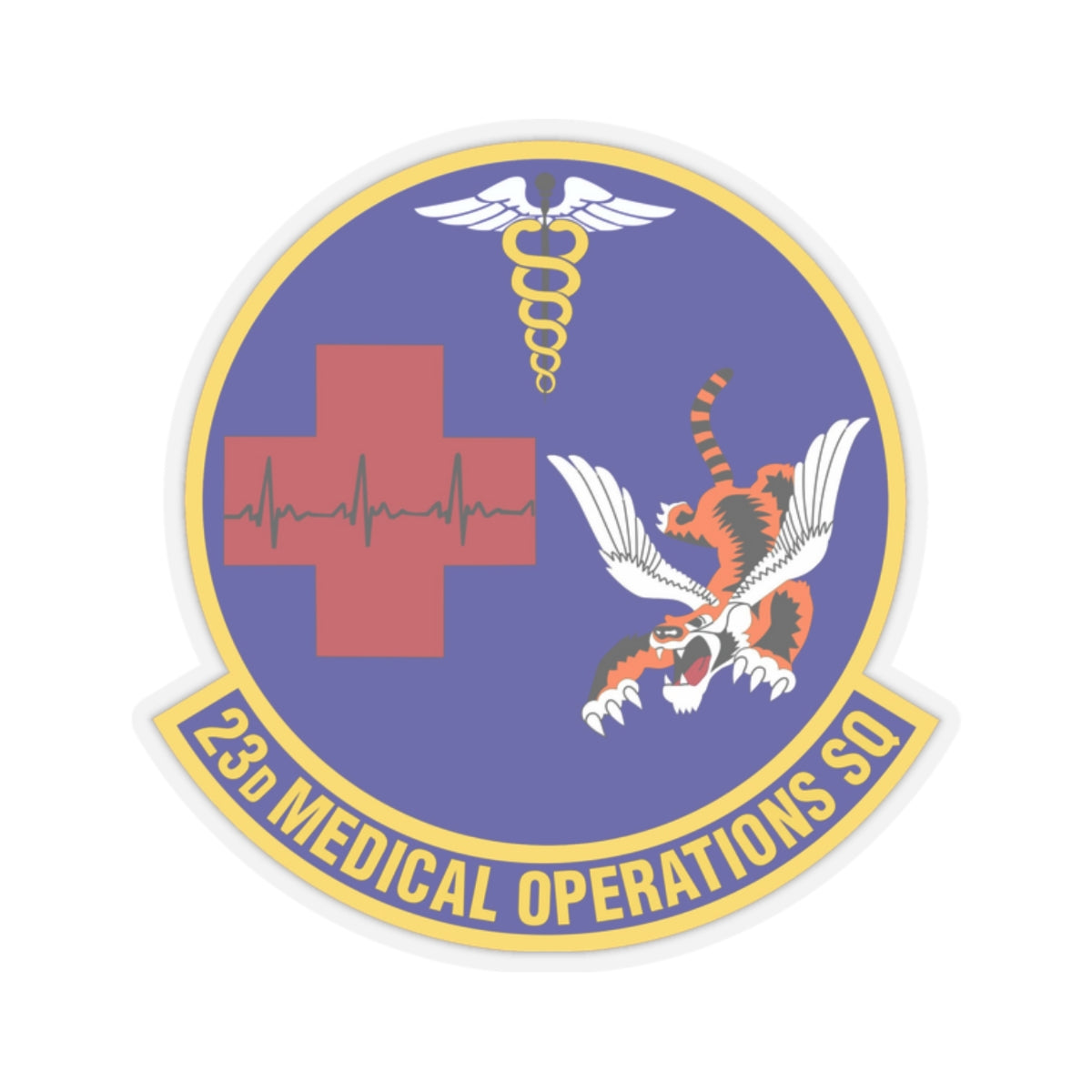 23d Medical Operations Squadron (U.S. Air Force) STICKER Vinyl Kiss-Cut Decal