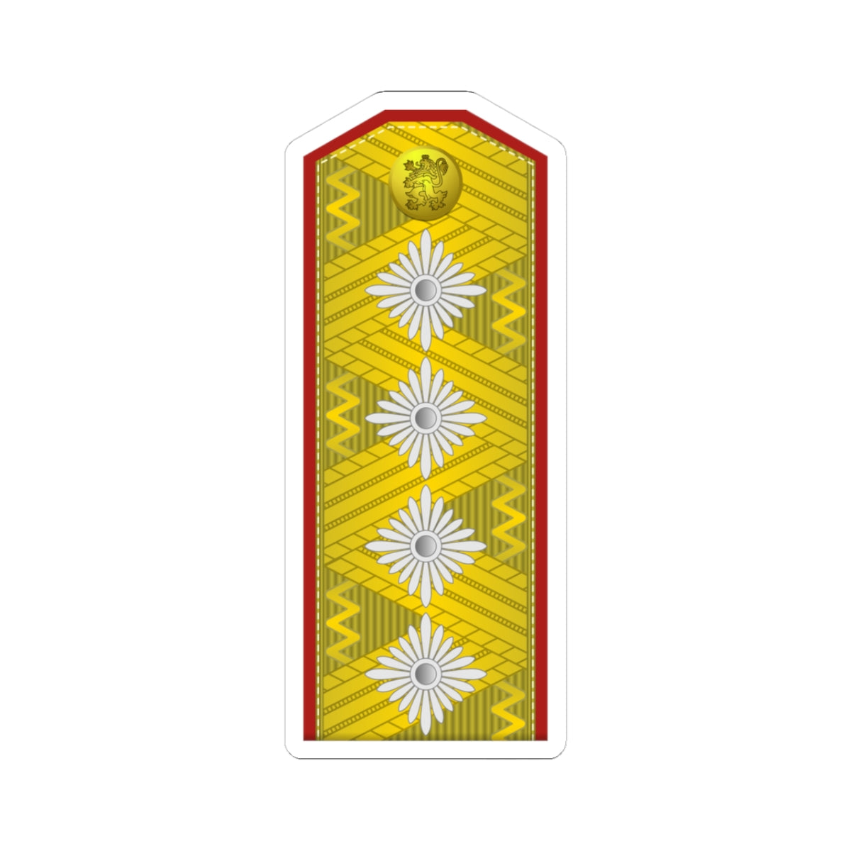 Bulgaria Army OF 9 (Bulgaria) (Military Rank) STICKER Vinyl Kiss-Cut Decal